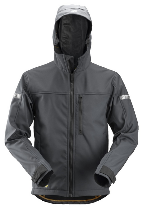 Snickers AllroundWork Softshell Jack met Capuchon
