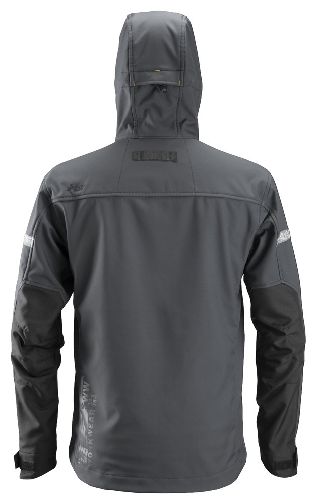 Snickers AllroundWork Softshell Jack met Capuchon
