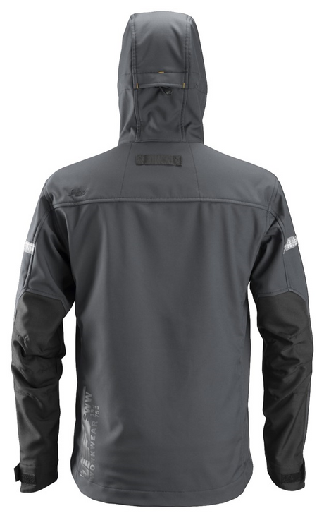Snickers AllroundWork Softshell Jack met Capuchon