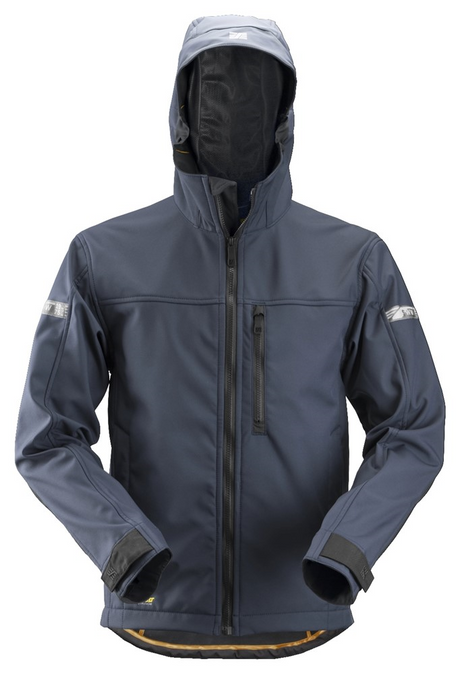Snickers AllroundWork Softshell Jack met Capuchon