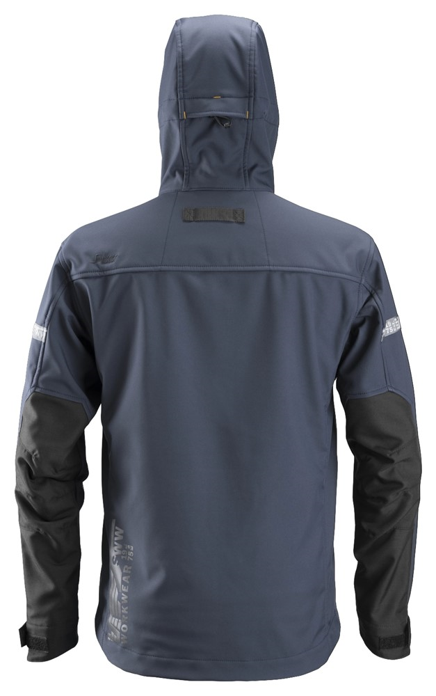 Snickers AllroundWork Softshell Jack met Capuchon