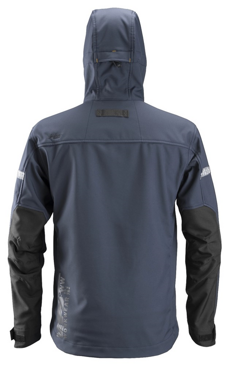 Snickers AllroundWork Softshell Jack met Capuchon