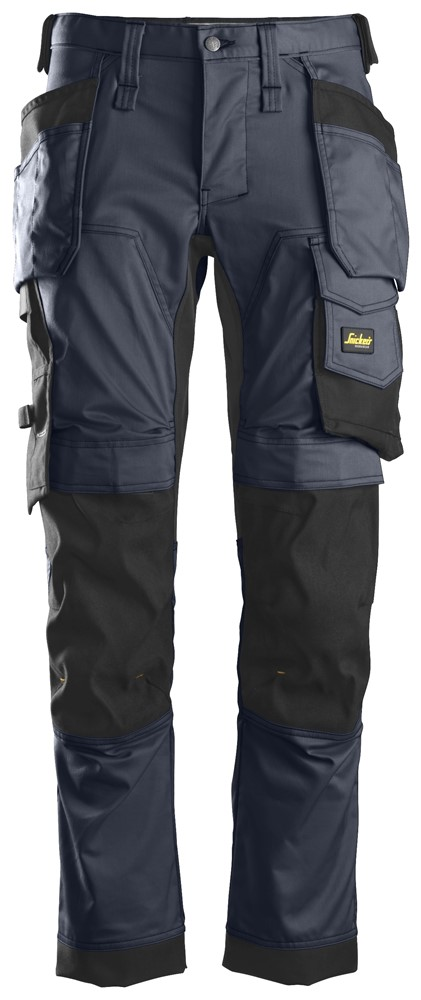 Snickers AllroundWork Stretch Werkbroek met Knie-Holsterzakken