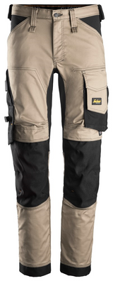 Snickers AllroundWork Stretch Werkbroek met Kniezakken