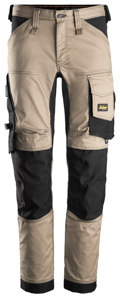 Snickers AllroundWork Stretch Werkbroek met Kniezakken