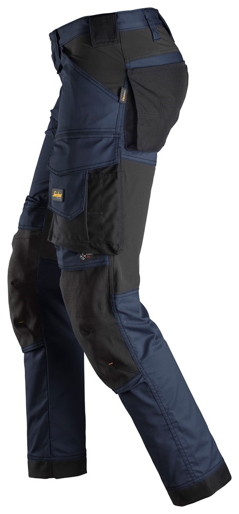 Snickers AllroundWork Stretch Werkbroek met Kniezakken