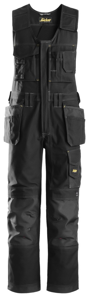 Snickers Canvas Bodybroek met Knie-Holsterzakken
