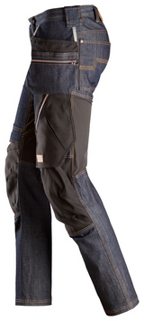 Snickers FlexiWork Denim Werkbroek met Knie- Holsterzakken