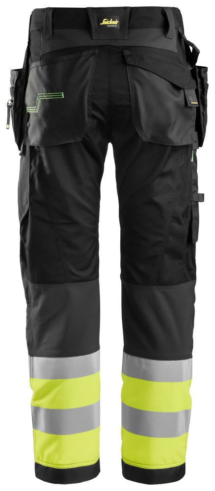 Snickers FlexiWork High-Vis Werkbroek met Holsterzakken