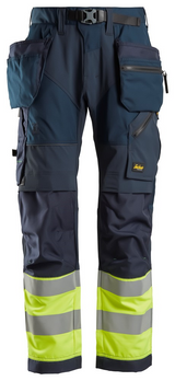 Snickers FlexiWork High-Vis Werkbroek met Holsterzakken