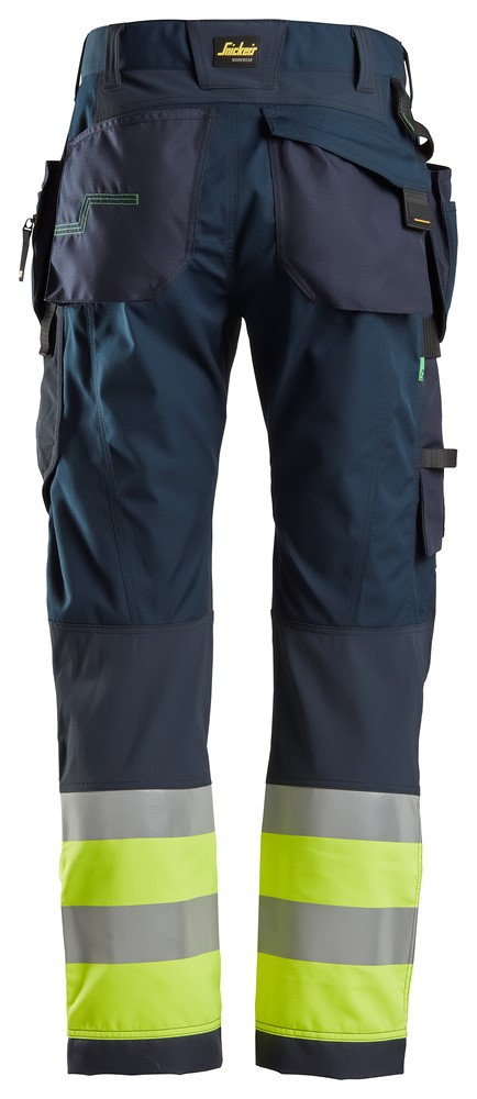 Snickers FlexiWork High-Vis Werkbroek met Holsterzakken