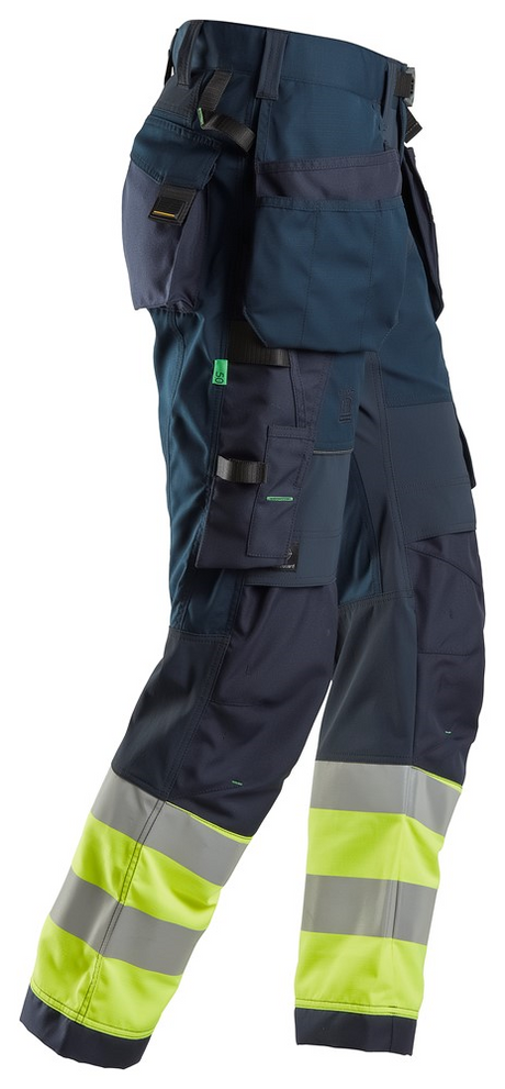 Snickers FlexiWork High-Vis Werkbroek met Holsterzakken
