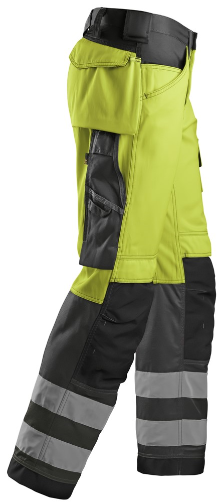 Snickers Hi-Vis Werkbroek met Kniezakken