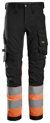 Snickers High-Vis Stretch Werkbroek Klasse 1