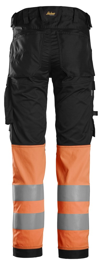 Snickers High-Vis Stretch Werkbroek Klasse 1