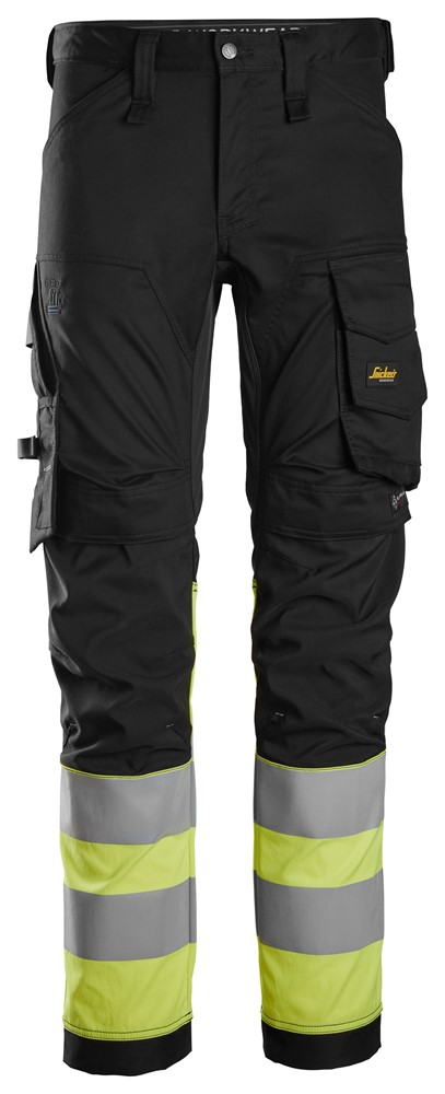 Snickers High-Vis Stretch Werkbroek Klasse 1