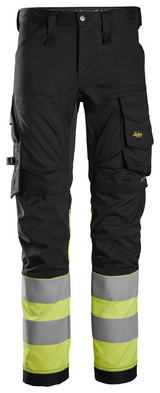 Snickers High-Vis Stretch Werkbroek Klasse 1