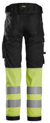 Snickers High-Vis Stretch Werkbroek Klasse 1