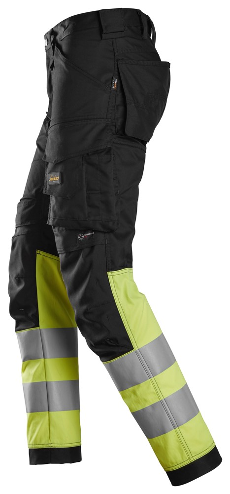 Snickers High-Vis Stretch Werkbroek Klasse 1