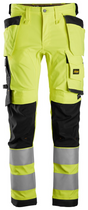 Snickers High-Vis Werkbroek met Knie- Holsterzakken