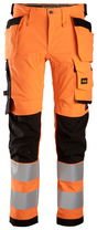 Snickers High-Vis Werkbroek met Knie- Holsterzakken