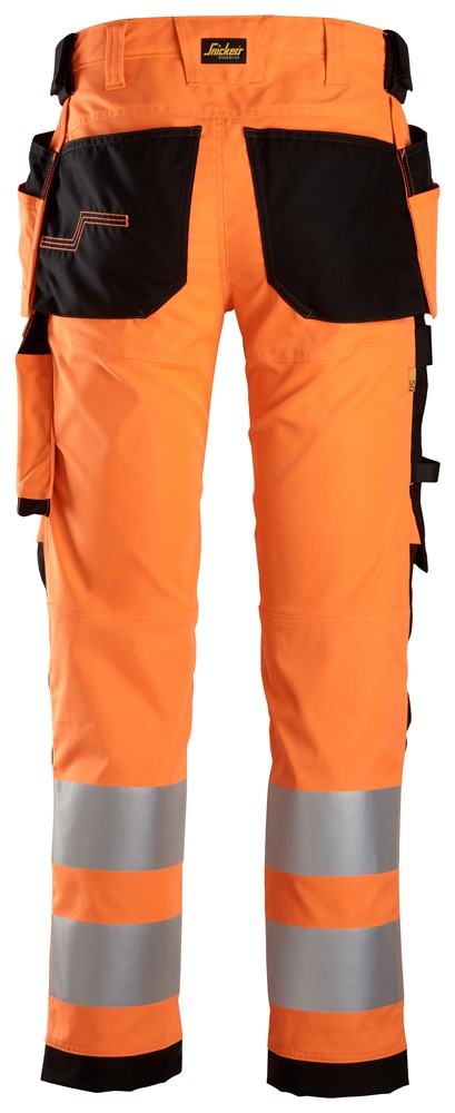 Snickers High-Vis Werkbroek met Knie- Holsterzakken