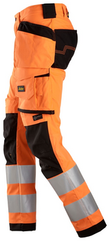 Snickers High-Vis Werkbroek met Knie- Holsterzakken