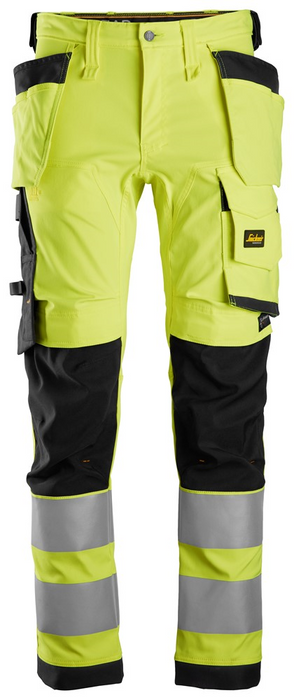 Snickers High-Vis Werkbroek met Knie- Holsterzakken