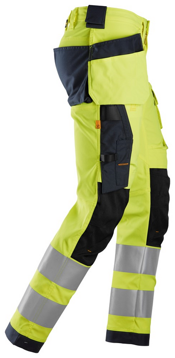 Snickers High-Vis Werkbroek met Knie- Holsterzakken