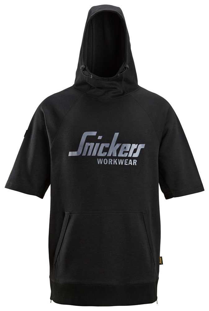 Snickers Logo Hoodie Korte Mouwen