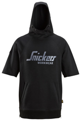 Snickers Logo Hoodie Korte Mouwen