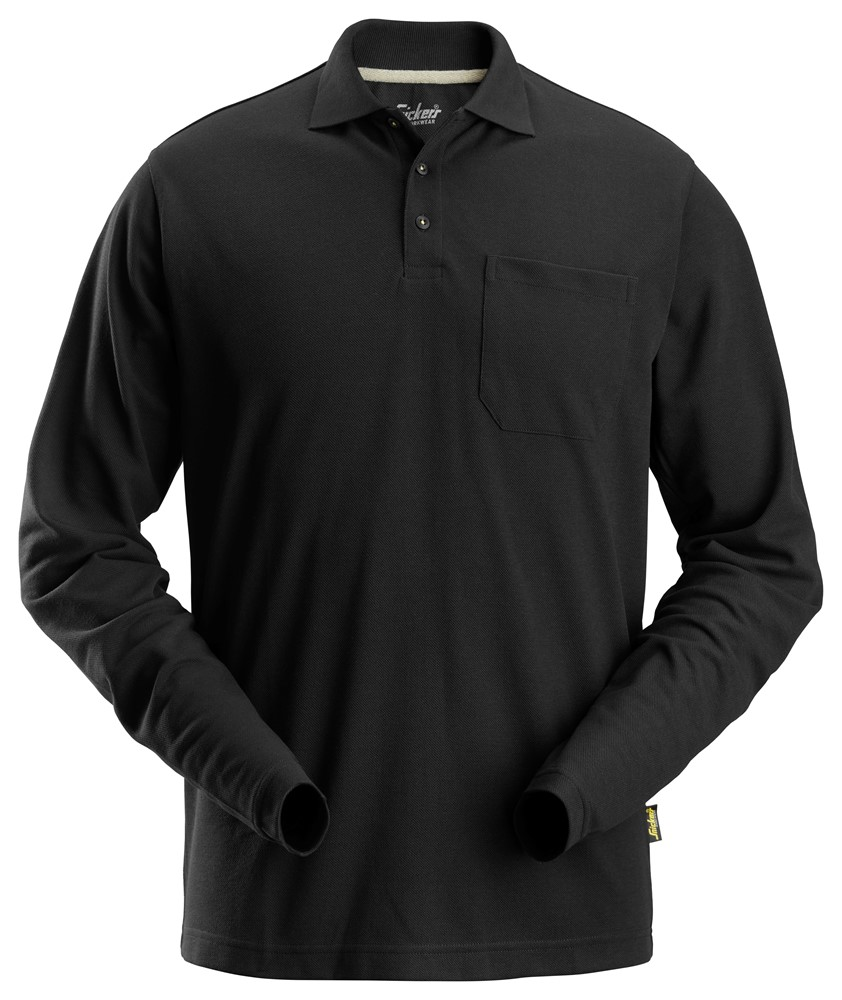 Snickers Poloshirt met Lange Mouwen