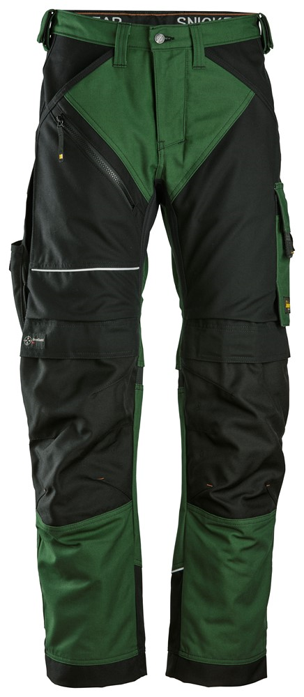 Snickers RuffWork Canvas Werkbroek met Kniezakken