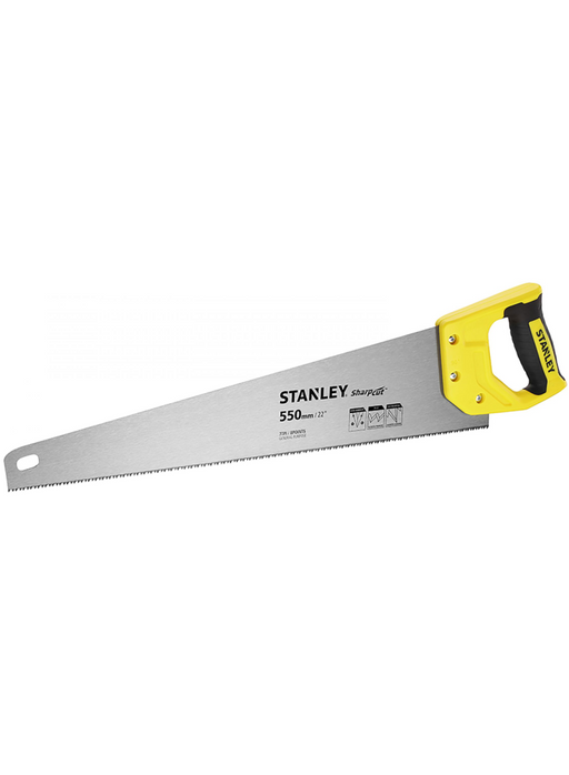 Stanley Universeel Zaag SharpCut 550mm 7T/inch