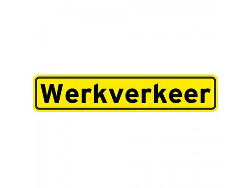 Werkverkeer Magneetbord 50x10 cm