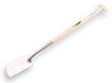 Zwanenhalsspade Atlas Diamant gepolijst blad , met Hickory 80cm T-steel